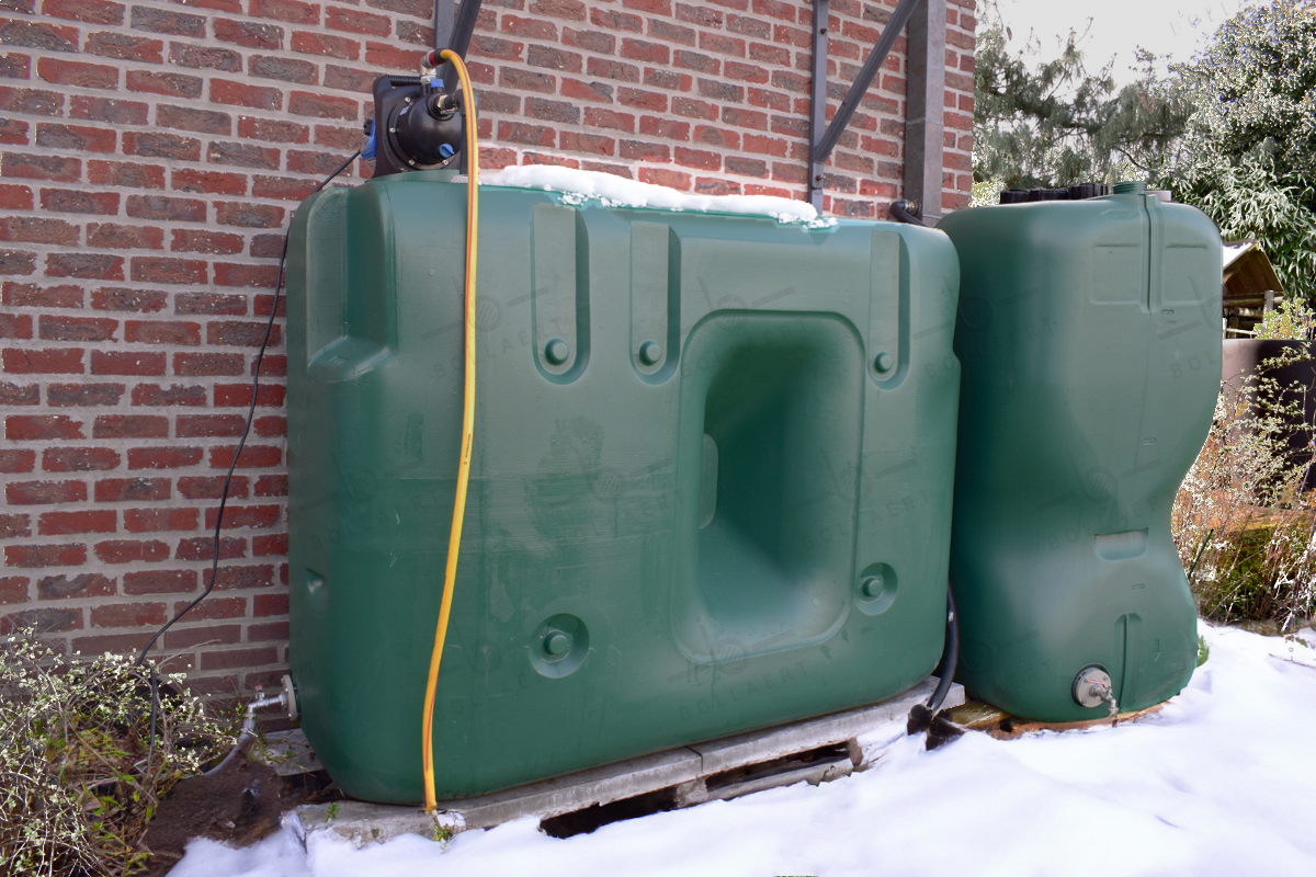 récupérateur d'eau de pluie résistant au gel