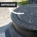 Couvercle de puits surélevé 33 cm