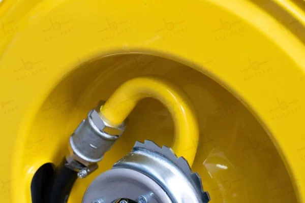 Enrouleur pour tuyau de gasoil - métal (max. 10 mètres)
