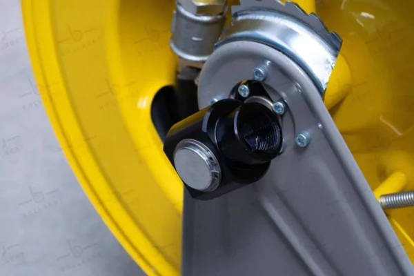 Enrouleur pour tuyau de gasoil - métal (max. 10 mètres)
