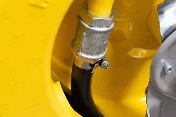 Enrouleur pour tuyau de gasoil - métal (max. 10 mètres)