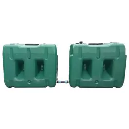 2 CUVES JUMELÉES DE 2000 L - LIÉES EN LONGUEUR