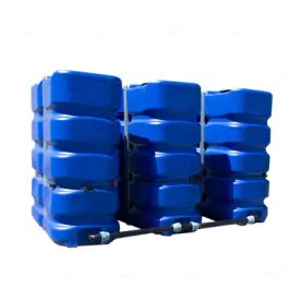 3 CUVES JUMELÉES DE 2400 L
