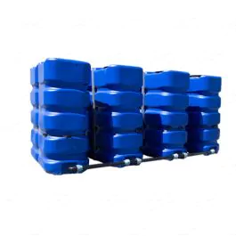 4 CUVES JUMELÉES DE 2400 L