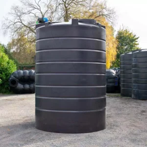 Citerne à eau aérienne ronde - Avec pompe - 15000 litres (Ø 2,40 m)