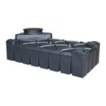 Cuve à eau aérienne ultraplate en plastique - 1500 litres