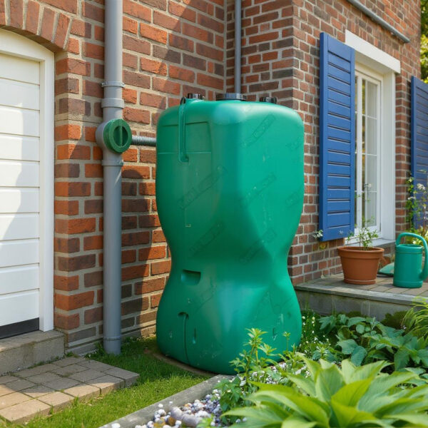 Citerne à eau de pluie aérienne 750l _ Durable