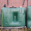 Citerne à eau de pluie rectangulaire aérienne - Avec pompe - 1500 litres