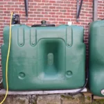Citerne à eau de pluie rectangulaire aérienne – Avec pompe – 1500 litres