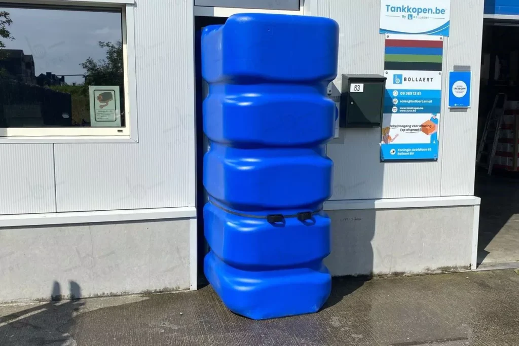 Cuve à eau de pluie rectangulaire aérienne - Eau potable - 2400 litres