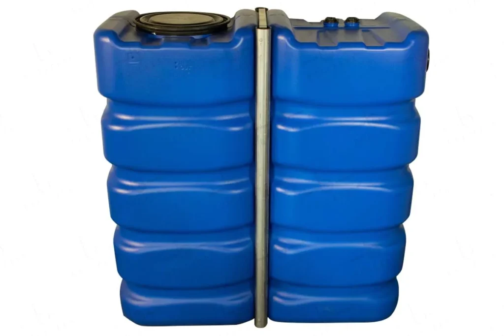 Cuve à eau de pluie rectangulaire aérienne - Eau potable - 2400 litres