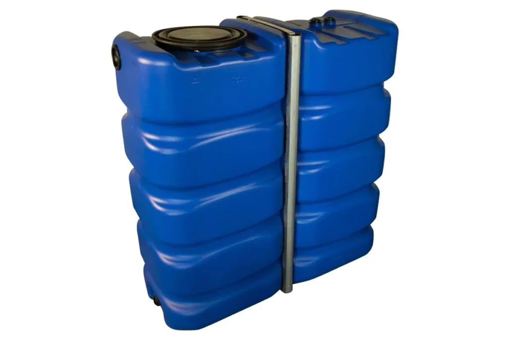 Cuve à eau de pluie rectangulaire aérienne - Eau potable - 2400 litres