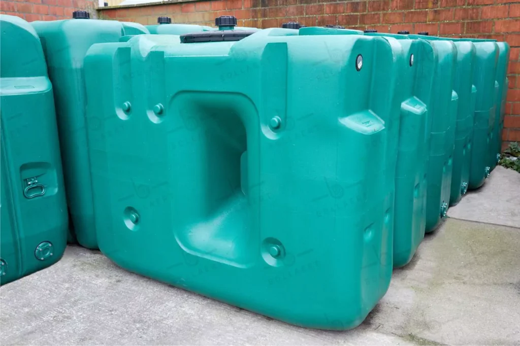 Cuve à eau de pluie rectangulaire aérienne - jumelable - 1500 litres