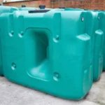 Cuve à eau de pluie rectangulaire aérienne – jumelable – 1500 litres
