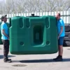 Cuve à eau de pluie rectangulaire aérienne - jumelable - 1500 litres