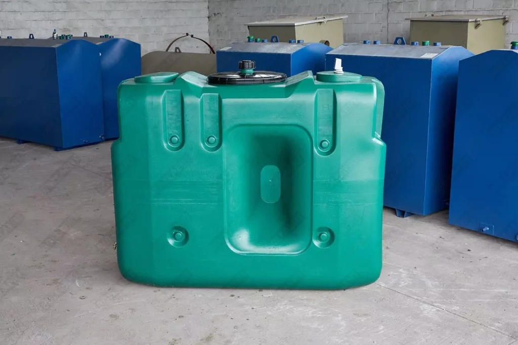 Cuve à eau de pluie rectangulaire aérienne - jumelable - 1500 litres