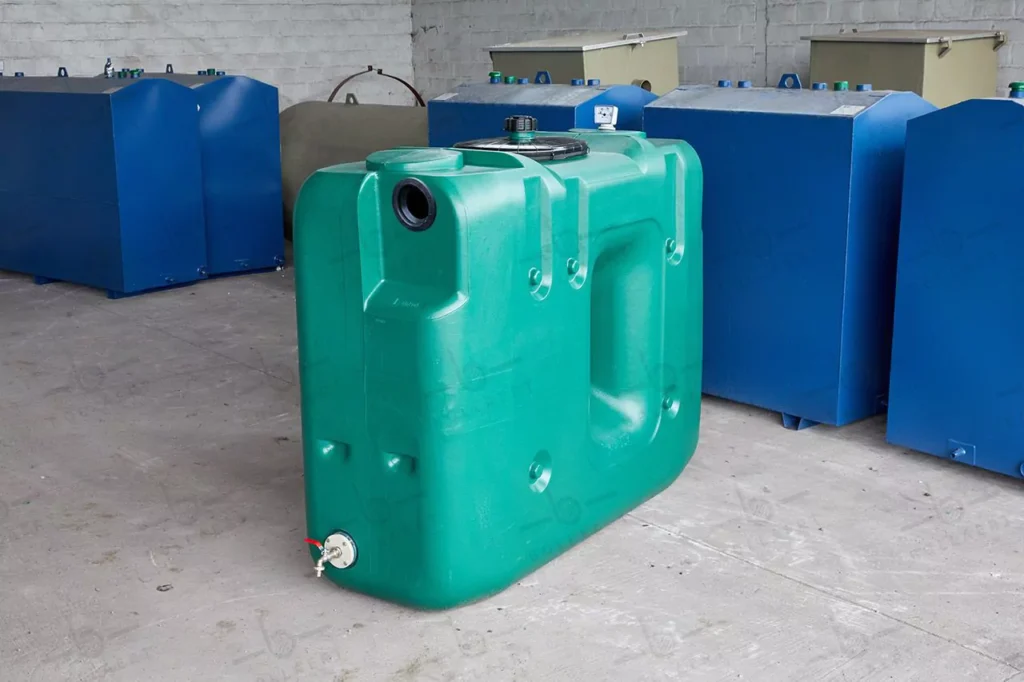 Cuve à eau de pluie rectangulaire aérienne - jumelable - 1500 litres