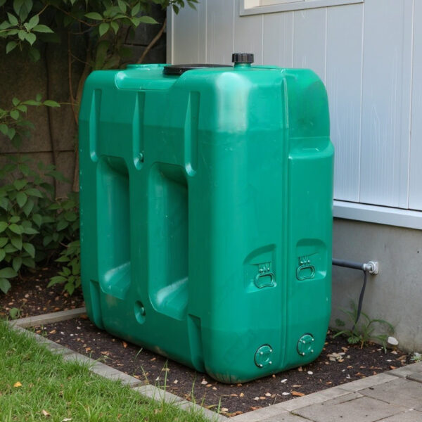Citerne à eau de pluie rectangulaire aérienne – jumelable – 2000 litres