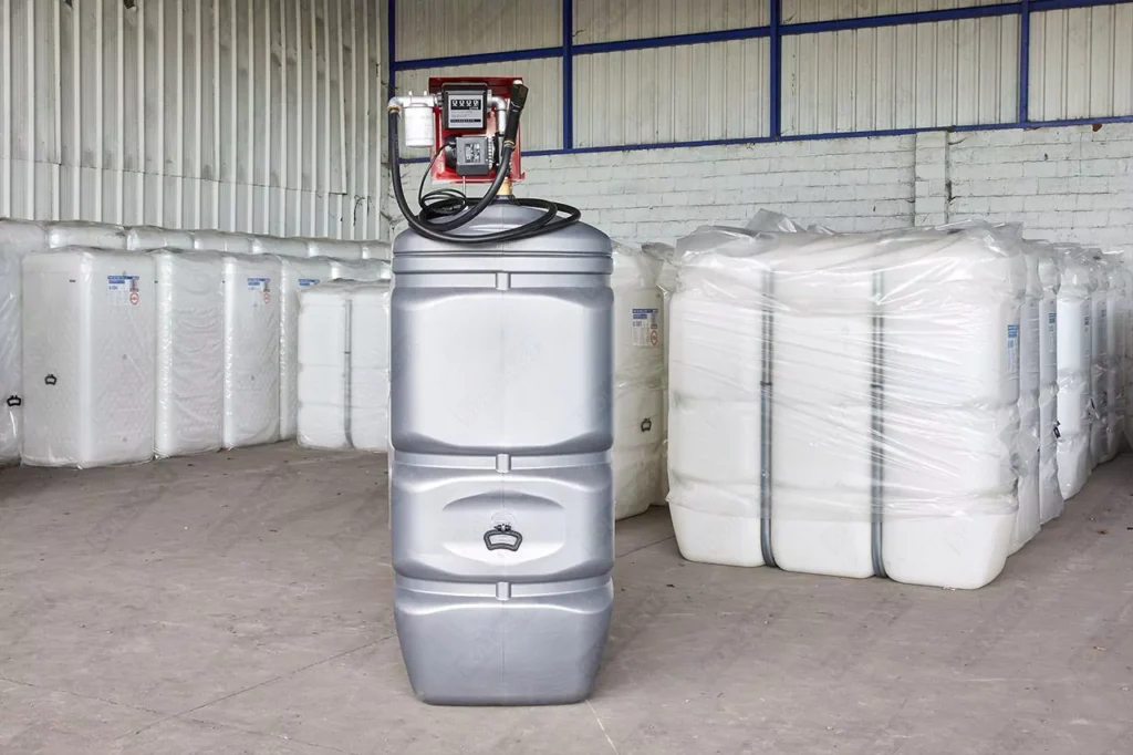 Cuve à gasoil/GNR 1500 litres avec pompe - UV-résist