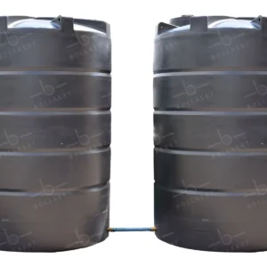 Citerne eau aérienne ronde - 2 x 6000 litres - jumelées (Ø 1,90 m)