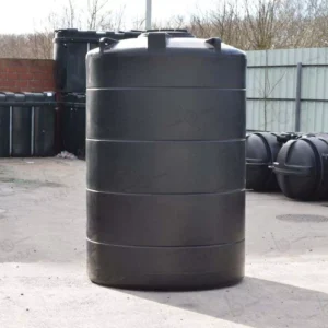Cuve à eau de pluie aérienne ronde - 3000 litres (Ø 1,40 m)