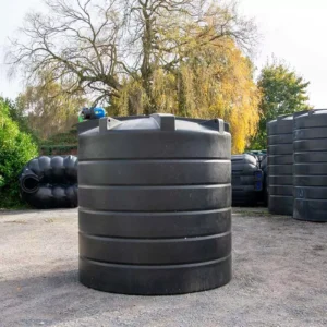 Cuve récupération eau de pluie 10000 litres - Avec pompe (Ø 2,40 m)
