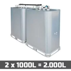 Cuve à mazout GALVA 2 x 1000L (=2000L) - jumelage longueur thumbnail
