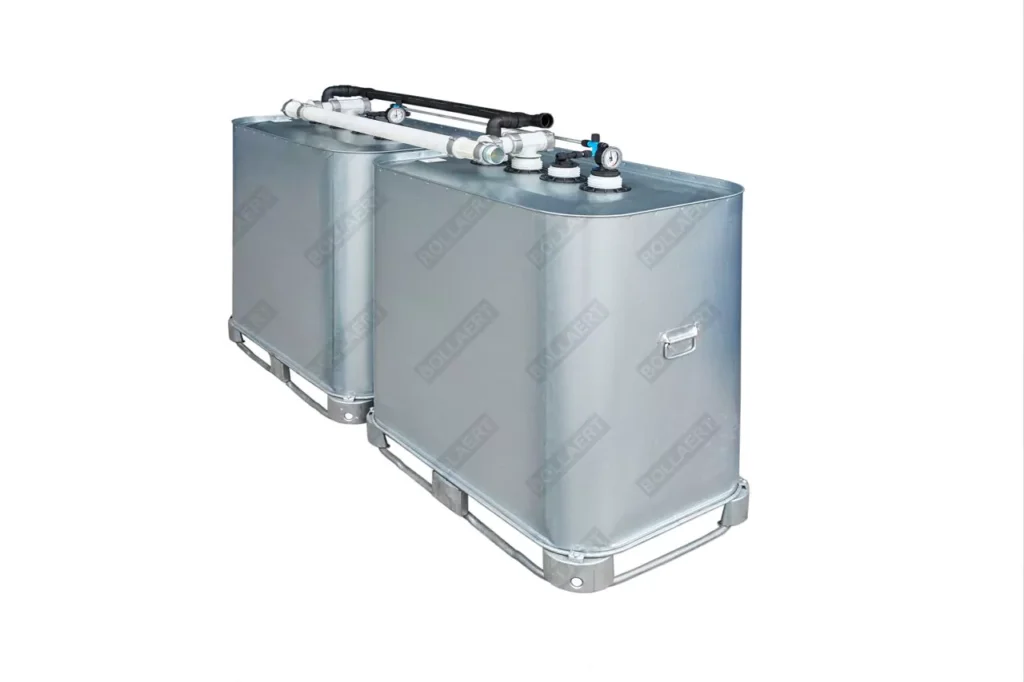 Cuve à fioul GALVA: 2 x 700L (=1400L) - jumelage longueur