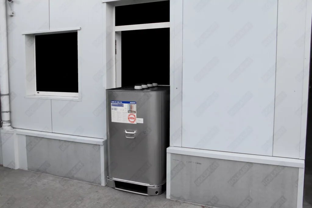 Cuve à fioul GALVA: 3 x 700L (=2100L) - jumelage largeur