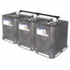 Cuve à fioul GALVA: 3 x 700L (=2100L) - jumelage largeur