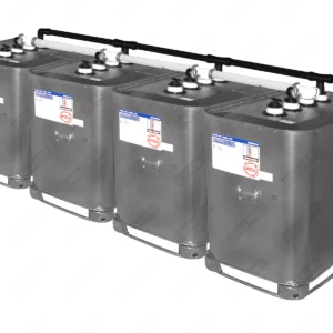 Cuve à fioul GALVA: 4 x 700L (=2800L) - jumelage largeur