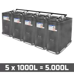 Cuve à mazout GALVA 5 x 1000L (=5000L) - jumelage largeur thumbnail