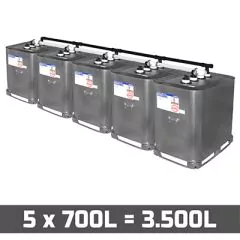 Cuve à mazout GALVA 5 x 700L (=3500L) - jumelage largeur thumbnail