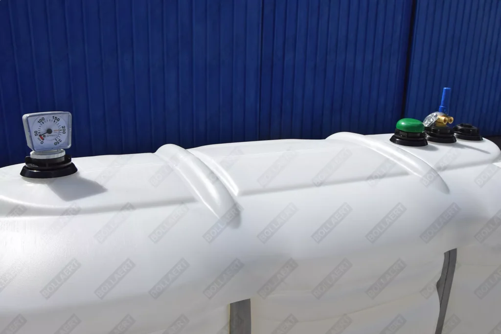 Cuve à fioul double paroi (PE) : 1500 litres standard - aérienne
