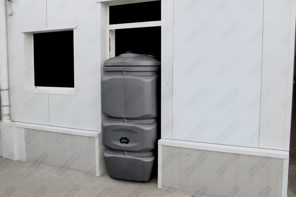 Cuve fuel PE: 2 x 1500L (=3000L) UV résist - jumelage largeur