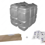 Cuve fuel PE: 2 x 1500L (=3000L) UV résist – jumelage largeur
