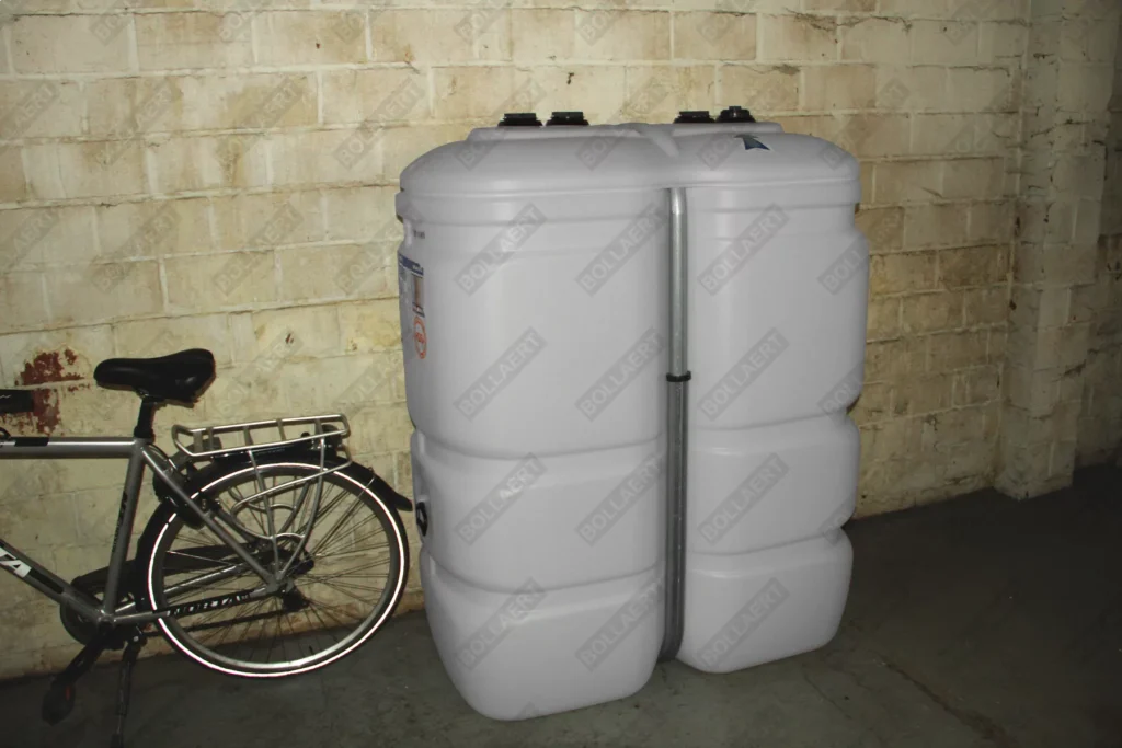 Cuve Fioul PE: 750 litres compact - aérienne double paroi