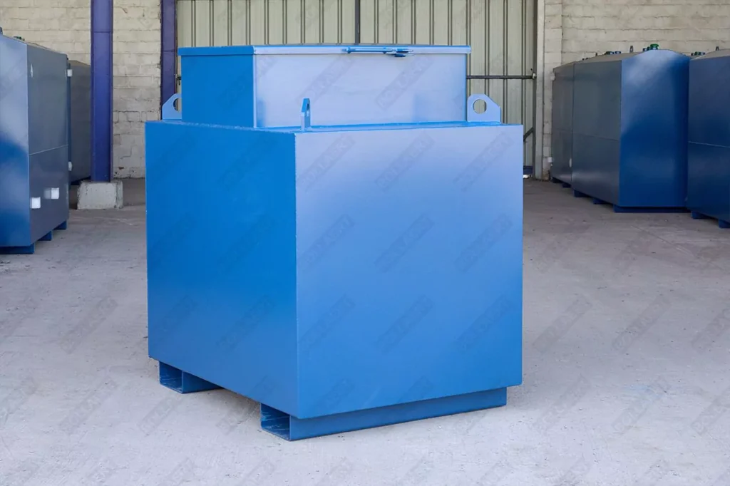 Cuve chantier en acier - 1100 litres - avec ou sans pompe 8
