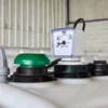 Cuve GNR/fioul polyéthylène de 1500 litres avec pompe gazole (220V)