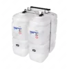 Cuve fioul PE: 2 x 1000L (=2000L) compact - jumelage largeur