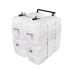 Cuve fioul PE: 2 x 1500L (=3000L) standard - jumelage largeur