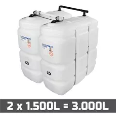 Cuves à mazout PE 2 x 1500L (=3000L) - jumelage largeur thumbnail