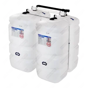 Cuve fioul PE: 2 x 750L (=1500L) compact - jumelage largeur