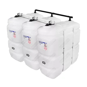 Cuve fioul PE: 3 x 1500L (=4500L) standard - jumelage largeur