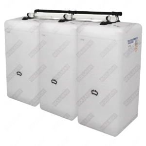 Cuve fioul PE: 3 x 750L (=2250L) spécial - jumelage largeur