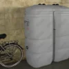Cuve fioul PE: 4 x 1000L (=4000L) compact - jumelage carré