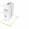 Cuve fioul PE: 4 x 1000L (=4000L) compact - jumelage carré