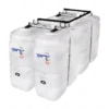 Cuve fioul PE: 4 x 1000L (=4000L) compact - jumelage carré