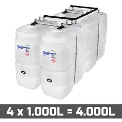 Cuves à mazout PE 4 x 1000L (=4000L) compact - jumelage carré thumbnail
