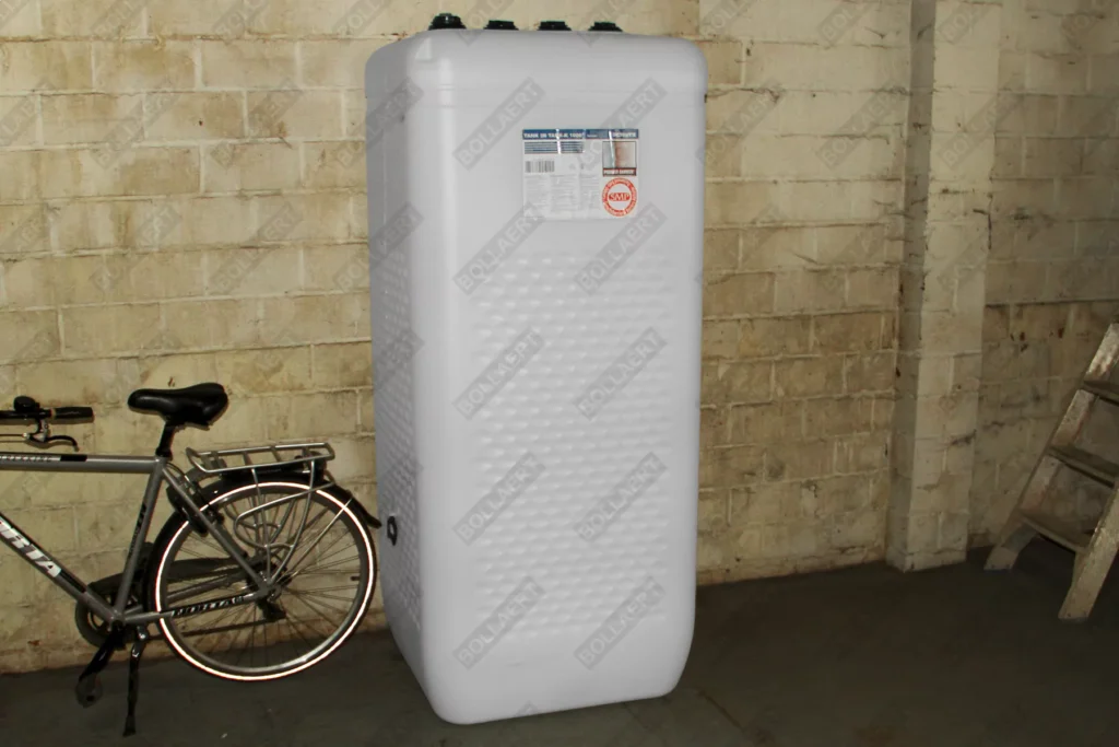 Cuve fioul PE: 4 x 1000L (=4000L) spécial - jumelage largeur